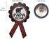 Papa Bear Daddy to Be Pin Buffalo Plaid Baby Shower for dad to wear at Gender Reveal, Red & Black Pin, Baby Sprinkle...
