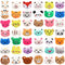 Sumind 42 Pcs Mini Plush Animals Toys Set, Cute Small Stuffed Animal Plush Keychain Decorations for Easter Themed Party Favors, Carnival Prizes, C...