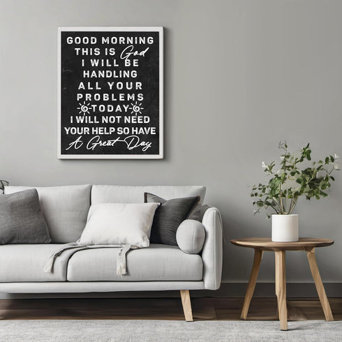 Posterizer 1 pcs-encouraging message from God-rustic decor-Religious Posters-Motivational & Inspirational Art-Gifts for Christians-Living Room Bed...
