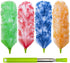 4 Pack Washable Electrostatic Duster, Extendable Pole 25" to 55", Feather Duster for Cleaning, Electrostatic Feather Duster...