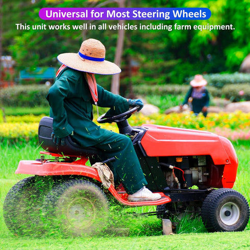 2 Pieces Steering Wheel Knob Spinner Suicide Knobs Steering Wheel 360 Degrees Rotation Tractor Accessories for Cars, Trucks, Tractors, Boats, Golf...