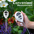 Classy Casita 3-in-1 Soil Moisture, Light, pH Meter - Hygrometer Tester for Indoor and Outdoor Plants - Monitor levels for garden, farm, lawn, hou...