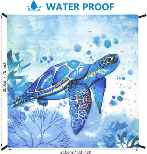 Beach Blanket, Wateresistant Sandproof Sand Free Beach Mat with Corner Pockets Portable Bag for Beach Festival,Picnic,Travel and Outdoor Camping A...