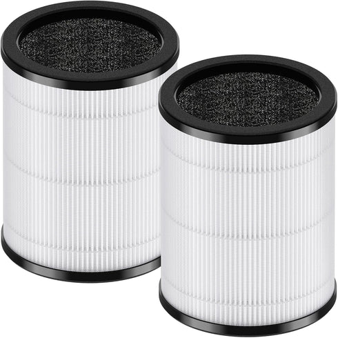 KJ80 Replacement Filter with 3-IN-1 Filtration System - Compatible with Druiap KJ80 Air Clean Purifier | H13 True HEPA Filter - Part# AF3080 | 2 P...
