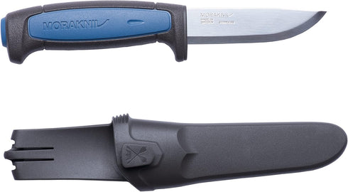Morakniv Craftline Pro S Allround Fixed-Blade Knife with Stainless Steel Blade and Combi-Sheath, 3.6 Inch...
