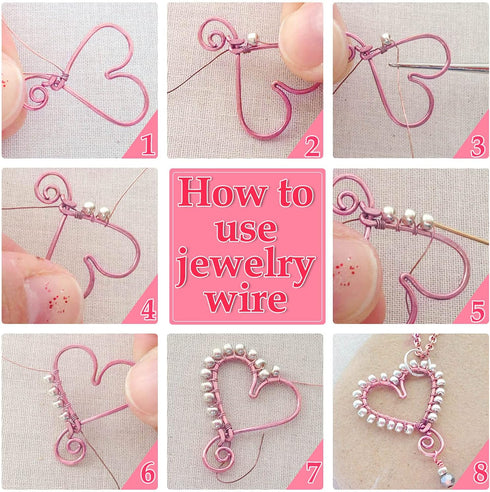 20 Gauge Jewelry Wire for Jewelry Making, Evatage 6 Rolls Craft Wire Tarnish Resistant Copper Beading Wire for Jewelry Making Supplies and Crafts...