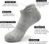 No Show Ankle Running Socks Men & Women Low Cut Hidden Athletic Cushioned Sports Tab Socks for Hiking Cycling Golf Gym Tennis Walking Workout 3 Pa...