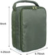 Fishing Tackle Bag Waterproof Fishing Bag Portable Fishing Reel & Gear Bag with 3 Adjustable Dividers for Spinning Baitcasting Fly Reels (Army Gre...
