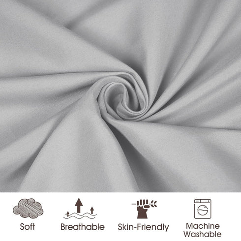 PHF Baby Changing Pad Covers for Boys Girls, 2 Pack Ultra Soft Breathable Microfiber Changing Pad Table Sheets for Most Baby Changing Pads, Grey &...