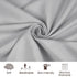 PHF Baby Changing Pad Covers for Boys Girls, 2 Pack Ultra Soft Breathable Microfiber Changing Pad Table Sheets for Most Baby Changing Pads, Grey &...