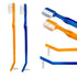Toothbrush for Braces, Soft Head Braces Toothbrush, V Trimmed Design 2-Pack | Quick Orthodontic Cleaning | Deep Clean Braces at Home (Pack of 2)...
