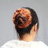 Onedor® Ladies Synthetic Wavy Curly or Messy Dish Hair Bun Extension Hairpiece Scrunchie Chignon Tray Ponytail (1#-Black)...