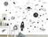 Outer Space Stars Plant Wall Decal Vinyl Astronaut Stickers Nursery Decor Gift for Kids Boy Girl Bedroom Art Home Decoration Mural Interior Design...