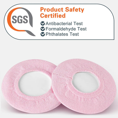 Geekria 2 Pairs Knit Headphones Ear Covers - Product Safety Certified - Washable & Stretchable Sanitary Earcup Protectors for Over-Ear Headsets, S...