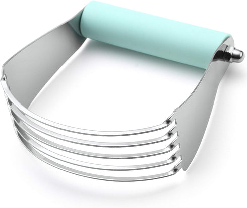 Spring Chef Stainless Steel Large Size Dough Blender For Baking, Professional Manual Dough Cutter Tool, Dishwasher Safe Puff Pastry Cutter Tool wi...