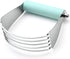 Spring Chef Stainless Steel Large Size Dough Blender For Baking, Professional Manual Dough Cutter Tool, Dishwasher Safe Puff Pastry Cutter Tool wi...