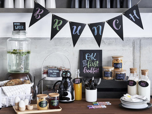 edding 4085 chalk marker - black - 1 chalk pen - round nib 1-2 mm - fine-nib wet wipe pen for chalkboards, windows, glass, mirrors - liquid chalk ...