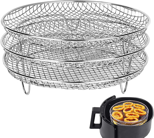 Air Fryer Racks for Gowise USA Airfryer,Accessories for Ninja AirFryer,Fit all 4.2QT - 5.8QT Air fryer,Oven,Press Cooker...