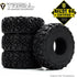 TREAL 1.0 Tires Soft Sticky RC Crawler Tires TrailBurner 62mm (4P) for 1/24 1/18 SCX24 AX24 FCX24 TRX4M...