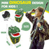 Dinosaur Walkie Talkies for Kids 2 Pack Camping Gear T-Rex Outdoor Toys for Boys Age 3-12 Year Old 3 Channel Long Range Birthday Gifts Halloween C...