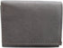 Mens Chocolate Brown Leather Wallet Lamb Trifold 731B...