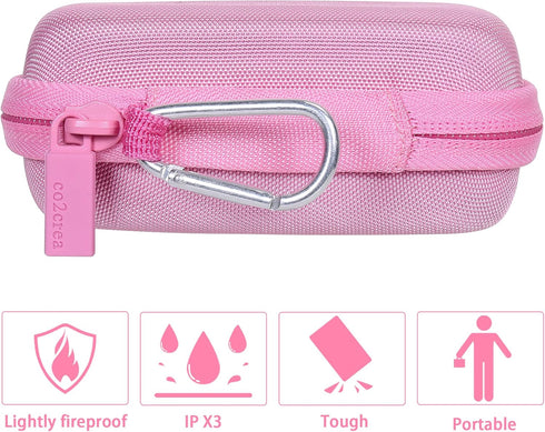 co2CREA Hard Case Compatible with Anker 621 Nano Power Bank 5,000mAh 12W Portable Charger, Pink Case...