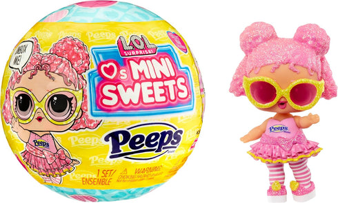 LOL Surprise Loves Mini Sweets - Peeps Fluff Chick with Collectible Doll, 7 Surprises, Spring Easter Theme, Peeps Limited Edition Small Doll - Gre...
