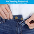 12PCS Button Extenders for Jeans, Pants Button Extender, Waist Extenders for Pants for Women Men, No Sewing Instant Waistband Extension 1-1.8 Inch...