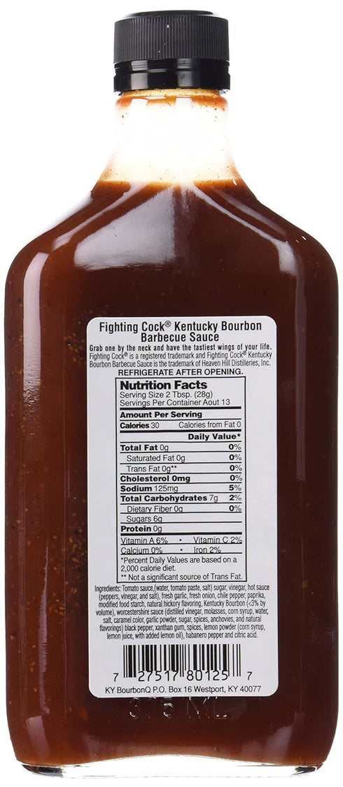 Fighting Cock Kentucky Bourbon BBQ Sauce...