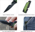ALBATROSS 6 in 1 Survival Camping Tactical Folding Pocket Knife with Flashlight,Bottle Opener,Rope Cutter,Fire Starter,Glass Breaker,Multi-Functio...