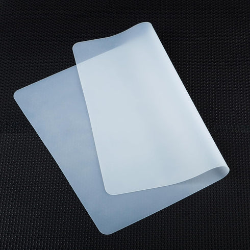 PABUSIOR Large Silicone Mat for Crafts, Heat Resistant, Non-Slip, 19.7×29.5In, Translucent Silicone Liner for Jewelry, Epoxy Resin, Glitter Slime,...