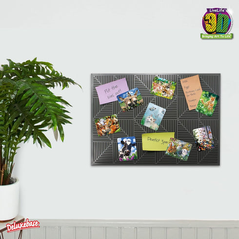 3D LiveLife Magnet - Pachyderm Pals from Deluxebase. Lenticular 3D Elephant Fridge Magnet. Magnetic decor for kids and adults with artwork license...