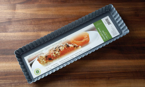 Fox Run Rectangular Loose Bottom Tart/Quiche Pan, Preferred Non-Stick, 14-Inch...