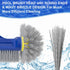 Pool Brush with Round Ends, Premium Pool Brushes for Cleaning Pool Walls & Tiles, 12.5'' Pool Brush Head for Inground Pools/above Ground Pools, Sp...