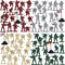 Shindel 120PCS Army Men Toy Soldiers, 4 Groups Military Action Figures Plastic Army Men Set for Boys Birthday Party Favors Themed Party Decoration...