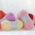Soft Chenille for Knitted Blankets,amigurumi Crochet, Fancy Crochet DIY Crafts, Baby Blankets,Knitted Crafts and Toy Dolls.?15-Pale Yellow,with 1 ...