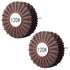 Rocaris 2 Pack Abrasive Flap Wheel - 120# Nylon Sanding Wheel Brush Abrasive Grinding Head with 1/4 Inch Shank for Woodworking Root Carving Furnit...