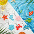 Yinkin 36 Pcs Summer Party Keychains Beach Flamingo Pineapple Turtle Surfboard Keychain for Kids Summer Pool Theme Party Favor Luau Tropical Hawai...