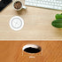 Wireless Charger with Desk Grommet with 60mm Hole Saw Drill Bit, JE Make IT Simple 15W Max Power Wireless Charging Pad Station, for iPhone, Samsun...