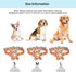 Girl Dog Collars and Leash Set for Small Medium Dogs,Adjustable Cute Puppy Floral Collars Including Pin Buckle Collars, Detachable Bow Tie and Flo...