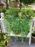 Artificial Hanging Vine, Sweet Potato Leaves Plastic Plants Greenery Faux Ivy Garland Fake Plant UV Resistant for Indoor Outdoor Garden Door Wall ...