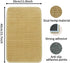 Cat Scratcher Mat,15.7”x11.8” Sisal Cat Scratching Mat Wall Cat Scratch Mat Wall Scratcher for Indoor Cats, Cat Scratching Board (Natural Color)...
