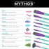 Royal & Langnickel Mythos, 4 pc Mermaid 304 Shader Craft Brush Set for All Painting Mediums...