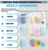 Handy Laundry Shower Curtain Bathroom Organizer -9 Pockets- Perfect for Organizing Home Bath, Your Toiletries and kid's Toys in Nine Durable Deep ...