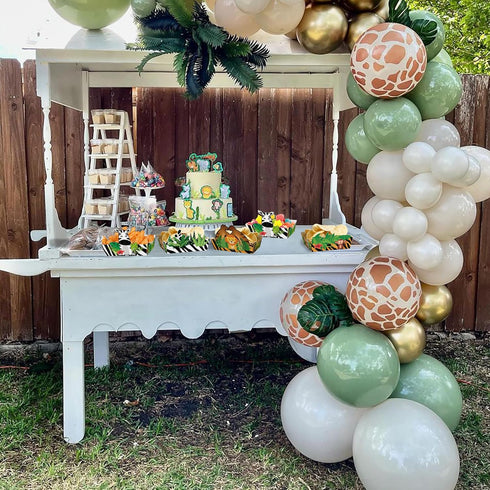 24 Pcs Jungle Safari Snack Trays Party Supplies?Jungle Animals Food Boats Bowl for Wild One Birthday Party Wedding Baby Shower Tropical Dinner Dec...