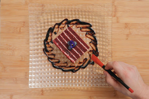 Mercer Culinary Silicone 60 Degree Angle Plating Brush...
