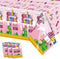 3Pcs Super Brothers Adventure Party Tablecloths 108 x 54 inches Video Game Theme Plastic Table Cloth Fits for Princess Peach Girl Birthday Party D...