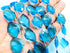 1 Strand Blue Topaz Quartz 10 Pcs Beads Size 19x14mm Fancy Shape Cut Faceted Beads for Jewellery Making, Beading & Craft Supplies KCRAFTS-RK_k47...