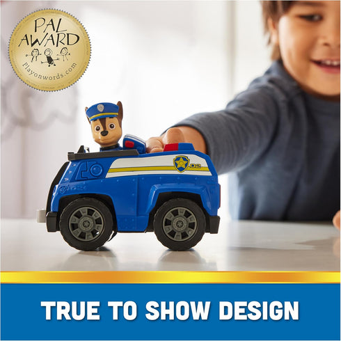 Paw Patrol, Chase’s Patrol Cruiser, Toy Car with Collectible Action Figure, Sustainably Minded Kids Toys for Boys & Girls Ages 3 and Up...