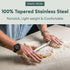 Ultra Cuisine French Rolling Pin for Baking – Use with Pizza, Cookie, and Pastry Dough, Fondant and Pie Crust – Tapered Design Bread Roller Pin, S...